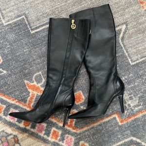 Ralph Lauren knee high black boots
